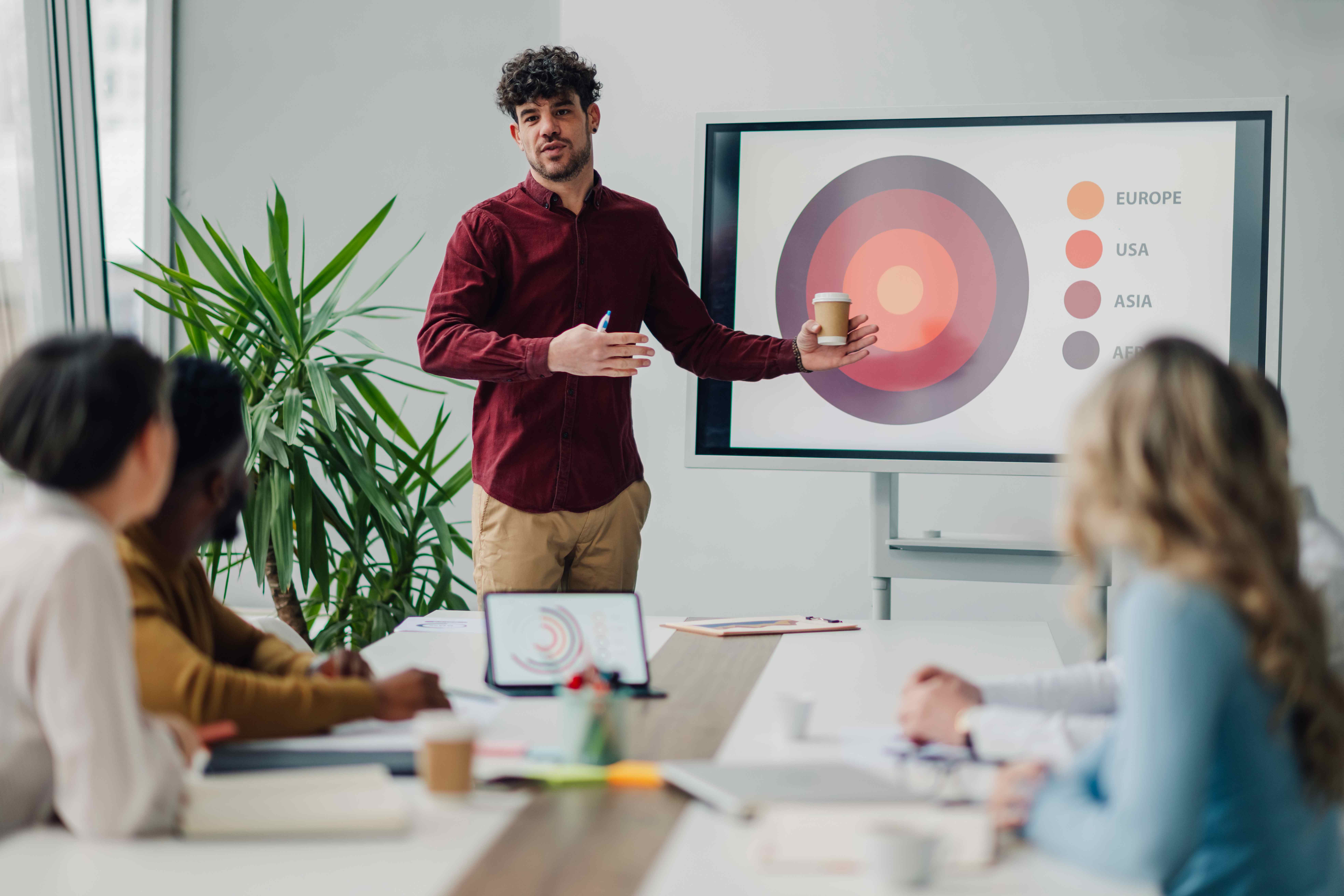 Leadership presentation and training session